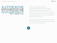 Tablet Screenshot of katherinestonehouse.co.uk